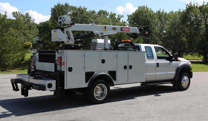 2015 Ford F-550 Mechanics Crane Truck, Brand New Complete Engine with Warranty, IMT 7500# Crane, Compressor, Drawers, 136k Miles full