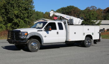 2011 Ford F-550, Extended Cab Service Truck, 4WD, 6.7 Diesel, Stellar 7621 Crane, Compressor and Drawers, 187k Miles full