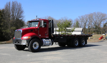 2014 Peterbilt 348 Tandem Axle Flatbed Truck, Paccar PX9 8.9, Eaton 8LL, 82k Miles full