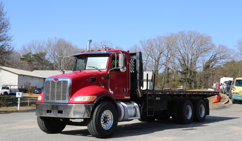 2014 Peterbilt 348 Tandem Axle Flatbed Truck, Paccar PX9 8.9, Eaton 8LL, 82k Miles full
