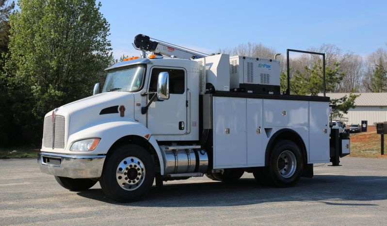 2016 Kenworth T270, Under CDL, Air Ride Rear, 10k Autocrane, 11′ Adkins Bed, EnPak, 236k Miles, 11k Hours full