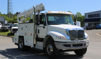 2015 International 4400, Cummins Diesel, Under CDL, Maintainer 10k 25′ Crane, Compressor, Drawers, 237k Miles full