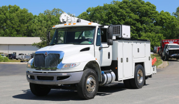 2015 International 4400, Cummins Diesel, Under CDL, Maintainer 10k 25′ Crane, Compressor, Drawers, 237k Miles full