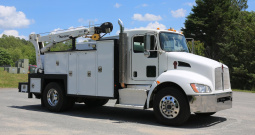 2016 Kenworth T270, Under CDL, Product Tanks, Maintainer Service Body, 10k Crane, Compressor, Drawers, 208k Miles