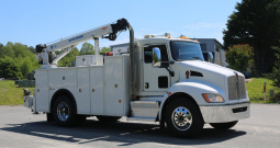2016 Kenworth T370 Mechanics Truck, PX9 350HP, Allison Auto, Air Ride Rear, 10k Autocrane, Miller Big Blue Welder, 230k Miles