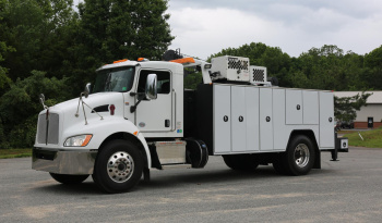 2018 Kenworth T370, PX9, 94k Miles, 3300 Hours, Summit 14′ Service Body, 10629 Crane, Mechanics Truck full