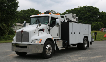 2018 Kenworth T370, PX9, 94k Miles, 3300 Hours, Summit 14′ Service Body, 10629 Crane, Mechanics Truck full
