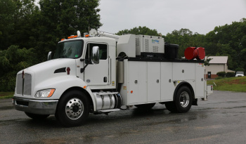 2019 Kenworth T370, PX9 350hp, Air Ride Rear, Stellar 12630 Crane, Waste Oil Tank, EnPak, 14′ Adkins Bed, 163k Miles full