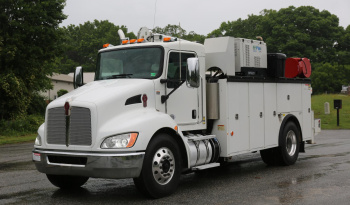 2019 Kenworth T370, PX9 350hp, Air Ride Rear, Stellar 12630 Crane, Waste Oil Tank, EnPak, 14′ Adkins Bed, 163k Miles full