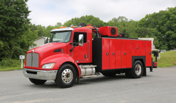 2008 Kenworth T300, 14′ Summit Mechanics Bed, 10620 Summit Crane, PX8, Manual, 302k Miles full