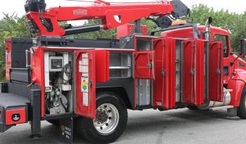 2008 Kenworth T300, 14′ Summit Mechanics Bed, 10620 Summit Crane, PX8, Manual, 302k Miles full