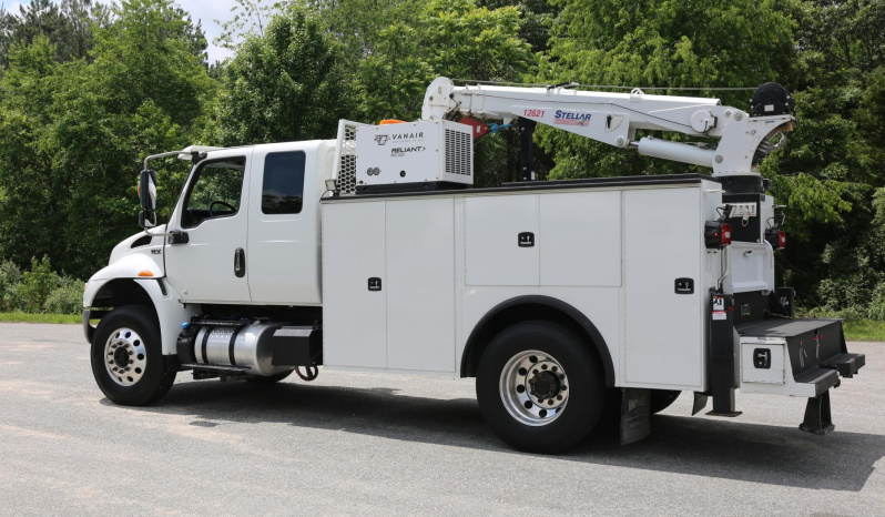 2019 International MV607, Cummins 6.7 Diesel, Allison Auto, Air Ride Rear, 11′ Mechanics Bed, Stellar 12621 Crane, 220k Miles, 8500 Hours full