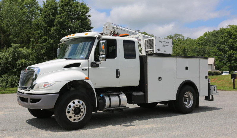 2019 International MV607, Cummins 6.7 Diesel, Allison Auto, Air Ride Rear, 11′ Mechanics Bed, Stellar 12621 Crane, 220k Miles, 8500 Hours full