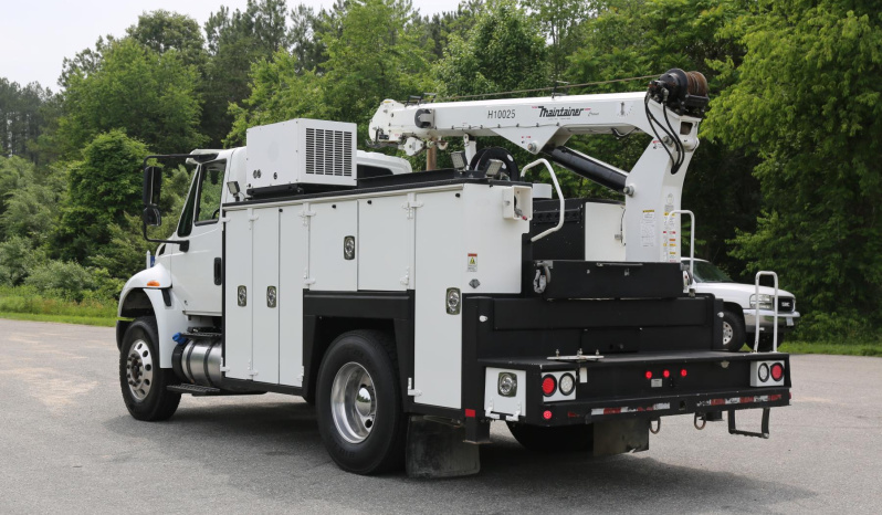 2017 International 4400, Cummins 6.7, Allison Auto, Under CDL, Maintainer 11′ Service Bed, 10,000 Crane, Compressor, Drawers full