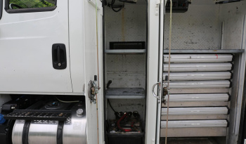 2017 International 4400, Cummins 6.7, Allison Auto, Under CDL, Maintainer 11′ Service Bed, 10,000 Crane, Compressor, Drawers full