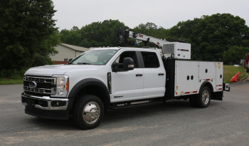2023 Ford F-550, Crew Cab, 6.7 Diesel, 26k Miles. 4WD, IMT Dominator Service Body, 7500-22 Series Crane, Mechanics Truck full