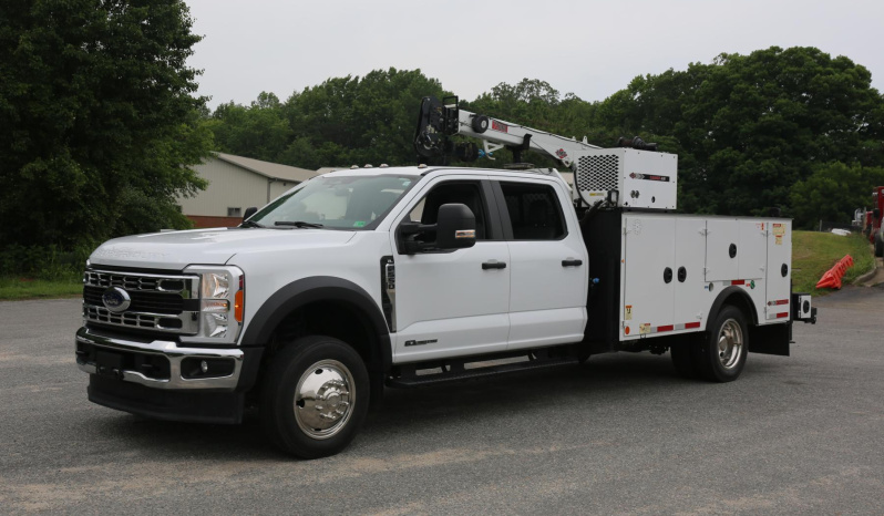 2023 Ford F-550, Crew Cab, 6.7 Diesel, 26k Miles. 4WD, IMT Dominator Service Body, 7500-22 Series Crane, Mechanics Truck full