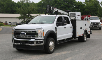 2023 Ford F-550, Crew Cab, 6.7 Diesel, 26k Miles. 4WD, IMT Dominator Service Body, 7500-22 Series Crane, Mechanics Truck full