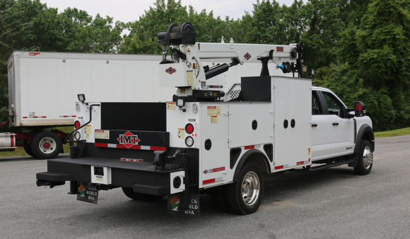 2023 Ford F-550, Crew Cab, 6.7 Diesel, 26k Miles. 4WD, IMT Dominator Service Body, 7500-22 Series Crane, Mechanics Truck full