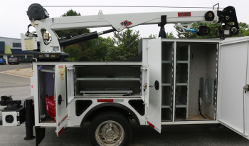 2023 Ford F-550, Crew Cab, 6.7 Diesel, 26k Miles. 4WD, IMT Dominator Service Body, 7500-22 Series Crane, Mechanics Truck full