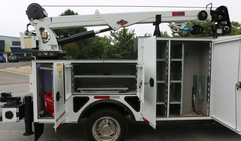 2023 Ford F-550, Crew Cab, 6.7 Diesel, 26k Miles. 4WD, IMT Dominator Service Body, 7500-22 Series Crane, Mechanics Truck full