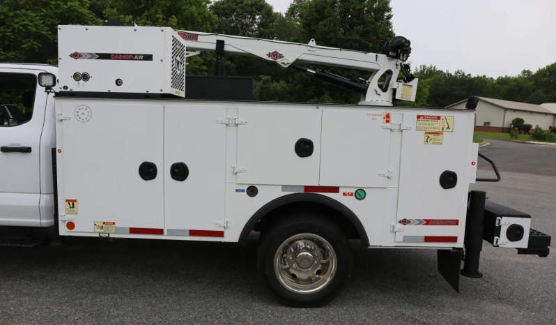 2023 Ford F-550, Crew Cab, 6.7 Diesel, 26k Miles. 4WD, IMT Dominator Service Body, 7500-22 Series Crane, Mechanics Truck full