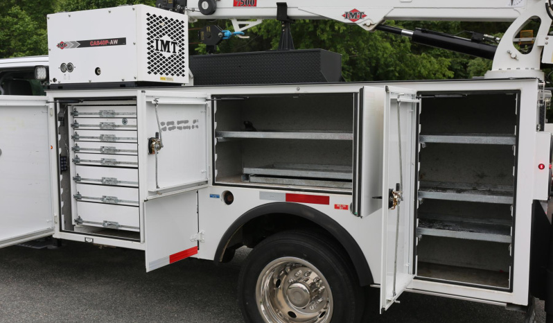 2023 Ford F-550, Crew Cab, 6.7 Diesel, 26k Miles. 4WD, IMT Dominator Service Body, 7500-22 Series Crane, Mechanics Truck full