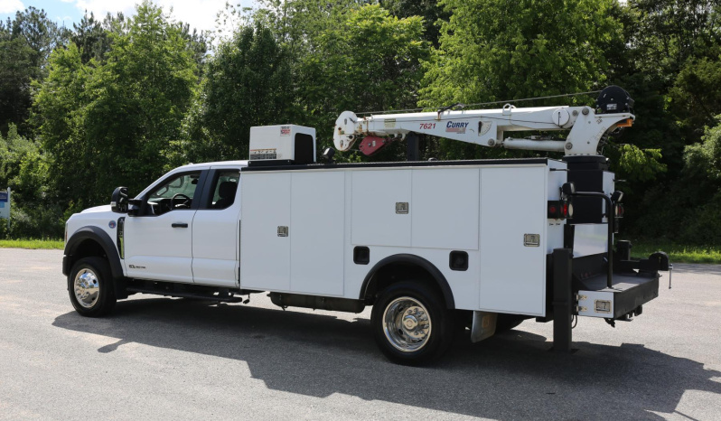 Pending Sale: 2024 Ford F550 Mechanics Truck, 4WD, Diesel, Extended Cab, 600 Miles, Stellar 11′ Service Bed and 7621 Crane full