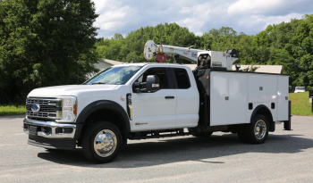 Pending Sale: 2024 Ford F550 Mechanics Truck, 4WD, Diesel, Extended Cab, 600 Miles, Stellar 11′ Service Bed and 7621 Crane full