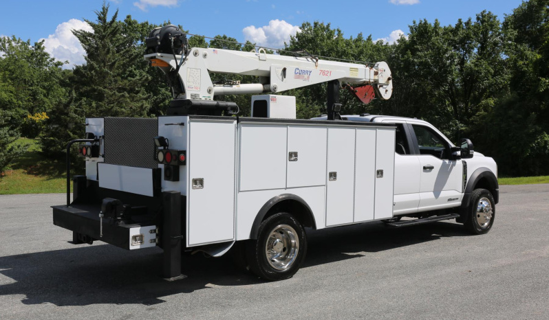 Pending Sale: 2024 Ford F550 Mechanics Truck, 4WD, Diesel, Extended Cab, 600 Miles, Stellar 11′ Service Bed and 7621 Crane full
