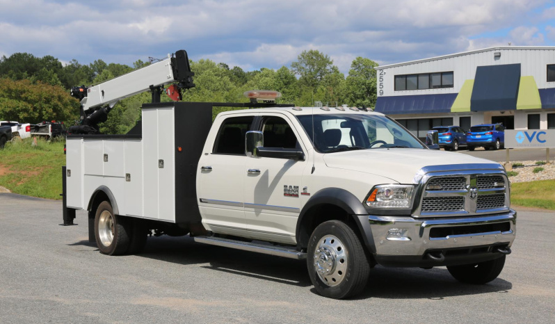 2017 Ram 5500, Laramie, Mechanics Truck, 11′ Stellar Service Body, EC5000 Stellar Crane, 109k Miles, 4WD full