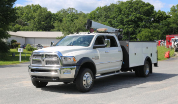 2017 Ram 5500, Laramie, Mechanics Truck, 11′ Stellar Service Body, EC5000 Stellar Crane, 109k Miles, 4WD full