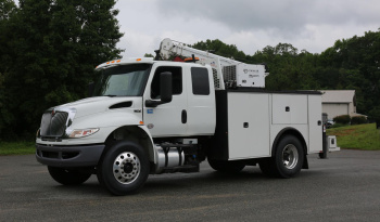 2019 International MV106, Extended Cab, Cummins Diesel, 12621 Crane, Air Ride, 160k Miles full