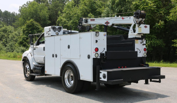 2013 Ford F750 Mechanics Truck, IMT 10000 Crane, Compressor, Drawers, Cummins Diesel, Allison Auto, Under CDL full