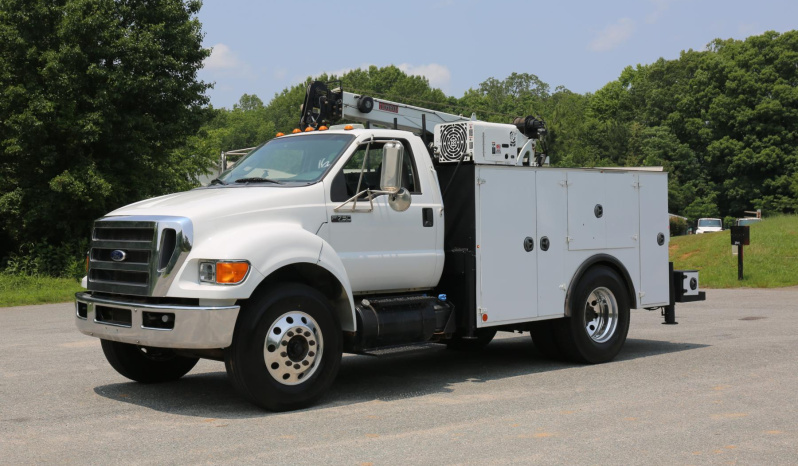 2013 Ford F750 Mechanics Truck, IMT 10000 Crane, Compressor, Drawers, Cummins Diesel, Allison Auto, Under CDL full
