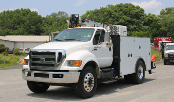 2013 Ford F750 Mechanics Truck, IMT 10000 Crane, Compressor, Drawers, Cummins Diesel, Allison Auto, Under CDL full