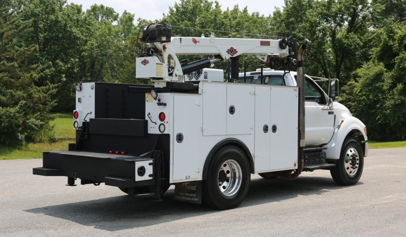 2013 Ford F750 Mechanics Truck, IMT 10000 Crane, Compressor, Drawers, Cummins Diesel, Allison Auto, Under CDL full