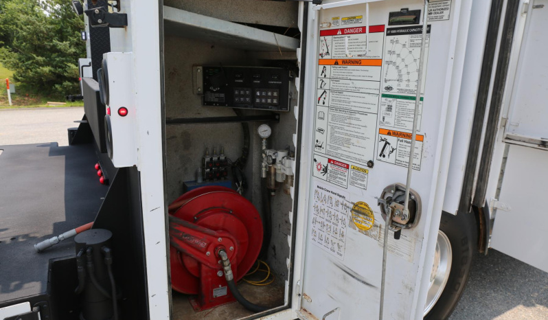 2013 Ford F750 Mechanics Truck, IMT 10000 Crane, Compressor, Drawers, Cummins Diesel, Allison Auto, Under CDL full