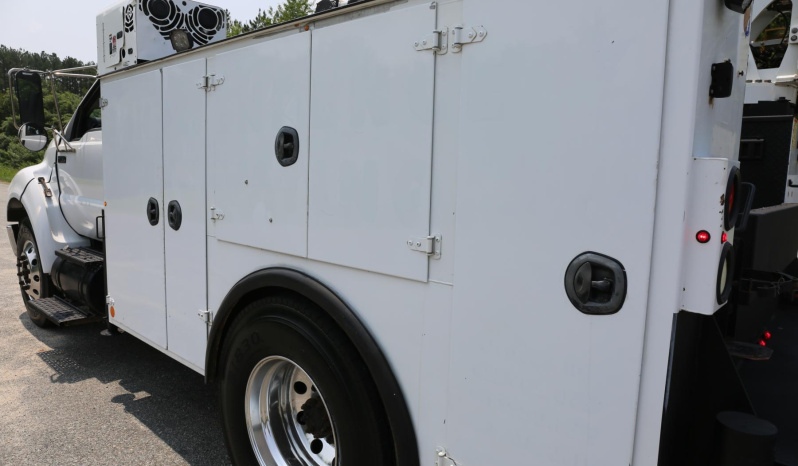 2013 Ford F750 Mechanics Truck, IMT 10000 Crane, Compressor, Drawers, Cummins Diesel, Allison Auto, Under CDL full