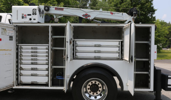 2013 Ford F750 Mechanics Truck, IMT 10000 Crane, Compressor, Drawers, Cummins Diesel, Allison Auto, Under CDL full