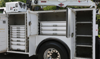 2013 Ford F750 Mechanics Truck, IMT 10000 Crane, Compressor, Drawers, Cummins Diesel, Allison Auto, Under CDL full