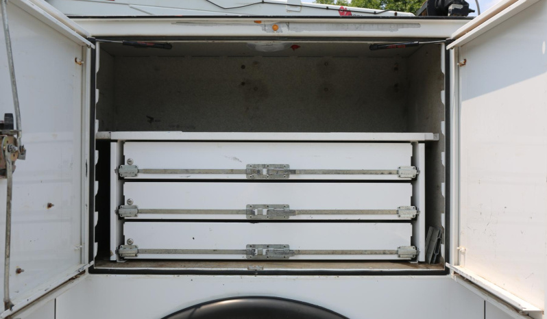 2013 Ford F750 Mechanics Truck, IMT 10000 Crane, Compressor, Drawers, Cummins Diesel, Allison Auto, Under CDL full