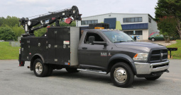 2015 Ram 5500 Service Truck, Cummins Diesel, 148k Miles, Stellar 7621 Crane, 45R Compressor, 1 Owner