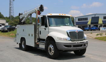 2018 International 4400, Under CDL, Cummins Diesel, Allison Auto, Air Ride Rear, STI 11′ Service Bed, Tiger 11k Crane full