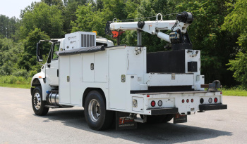 2018 International 4400, Under CDL, Cummins Diesel, Allison Auto, Air Ride Rear, STI 11′ Service Bed, Tiger 11k Crane full