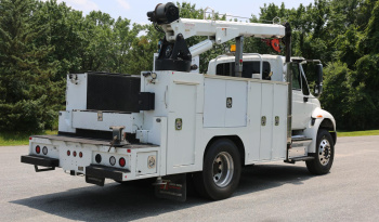 2018 International 4400, Under CDL, Cummins Diesel, Allison Auto, Air Ride Rear, STI 11′ Service Bed, Tiger 11k Crane full