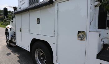 2018 International 4400, Under CDL, Cummins Diesel, Allison Auto, Air Ride Rear, STI 11′ Service Bed, Tiger 11k Crane full