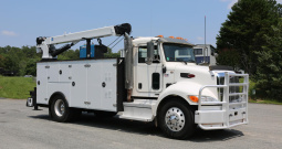 2019 Peterbilt 337, 14′ Wilcox Service Bed, Autocrane 12k, Miller Trailblazer Welder, CTech Drawers, PX9 Diesel, 136k Miles