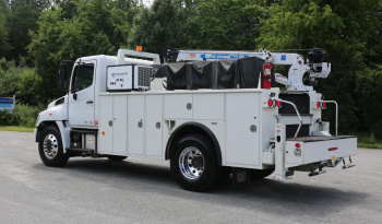2017 Hino 338, 14′ Adkins Service Body, HC10 Autocrane, RC40 Compressor, Drawers, 214k Miles, Air Ride Rear, Allison Auto full