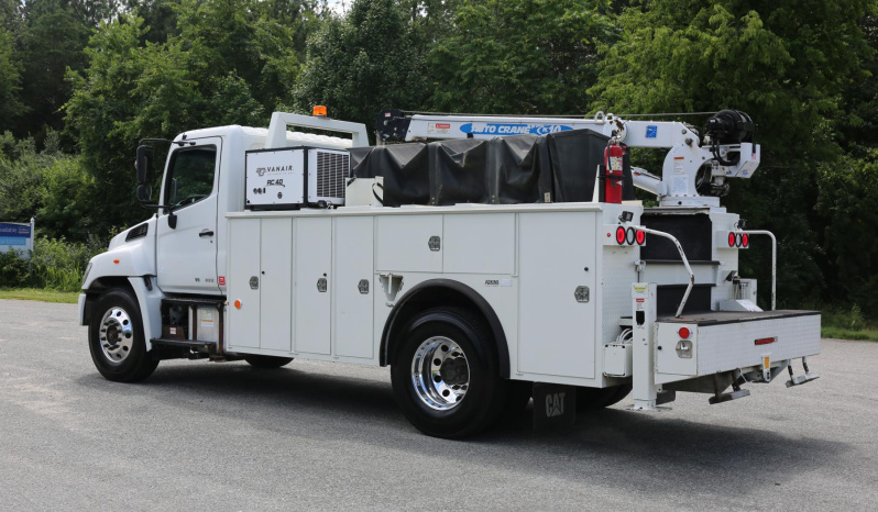 2017 Hino 338, 14′ Adkins Service Body, HC10 Autocrane, RC40 Compressor, Drawers, 214k Miles, Air Ride Rear, Allison Auto full